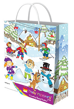 White Christmas Bags